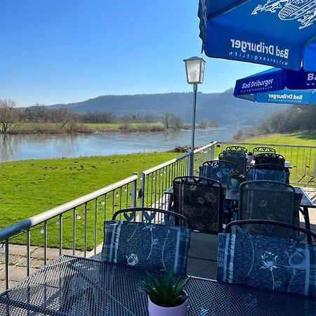 Camping Am Bootshaus Beverungen Esterno foto